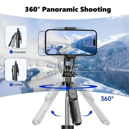 Adjustable Tripod/Selfie Stick for Cameras and Smartphones