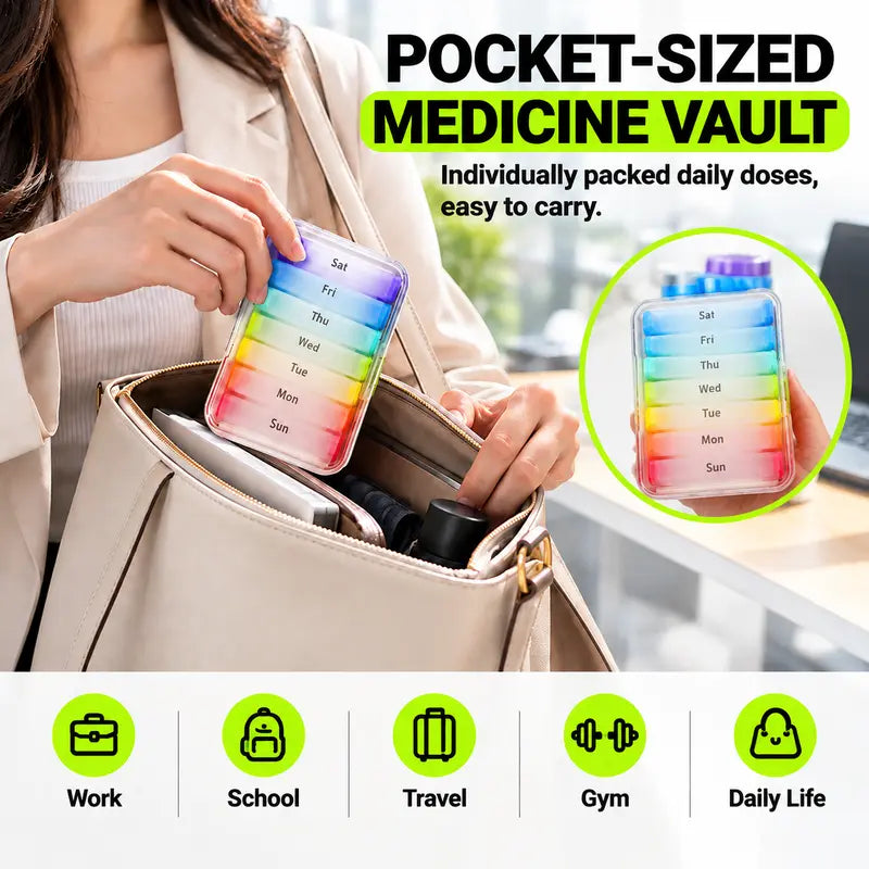 7-Day Lightproof Medicine Box