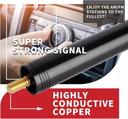 Vehicle Antenna – Aluminum Alloy Replacement Antenna (Gasket Included)