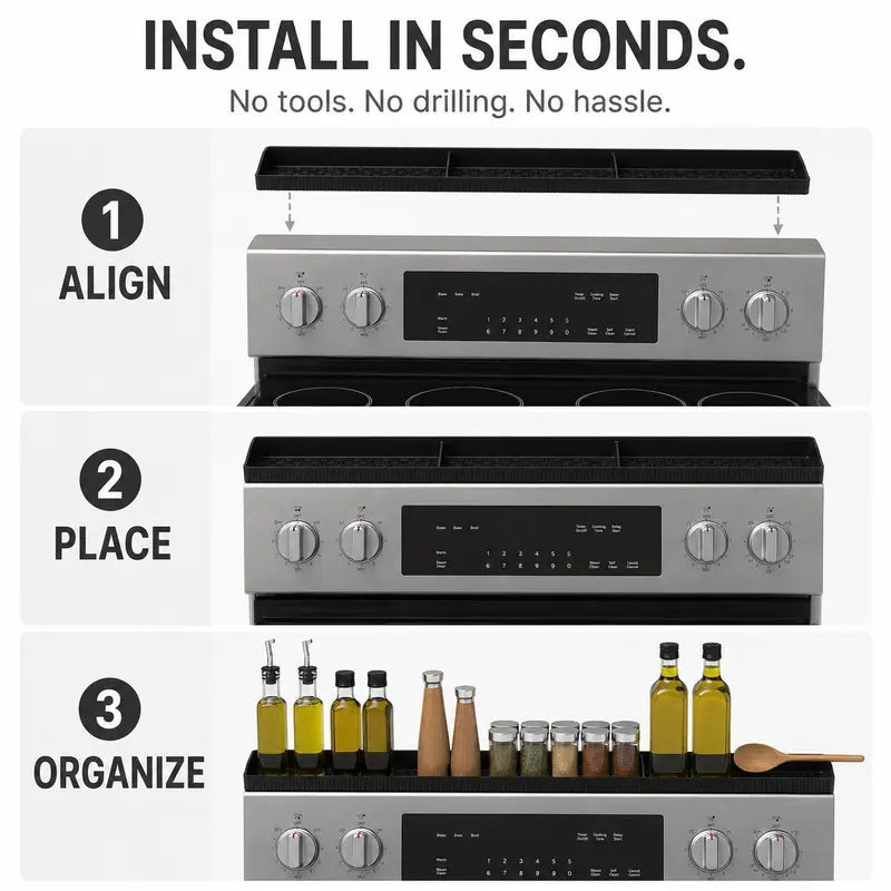 Silicone Magnetic Spice Rack