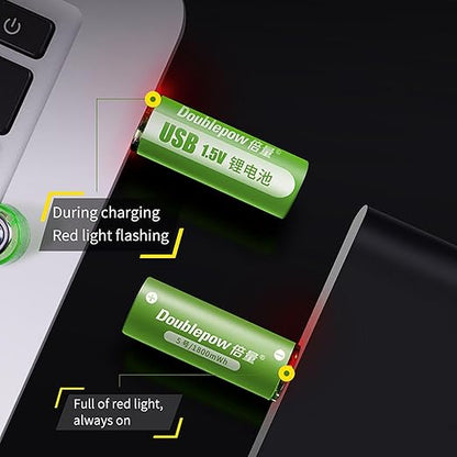 USB rechargeable li-ion battery