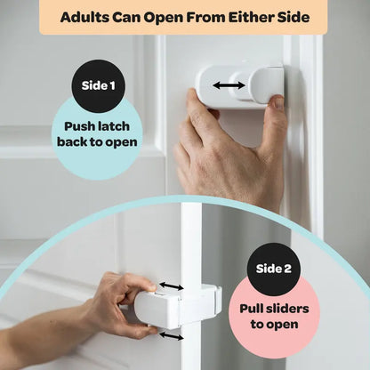 The Snap-On Door Lock Kids Can't Reach or Defeat