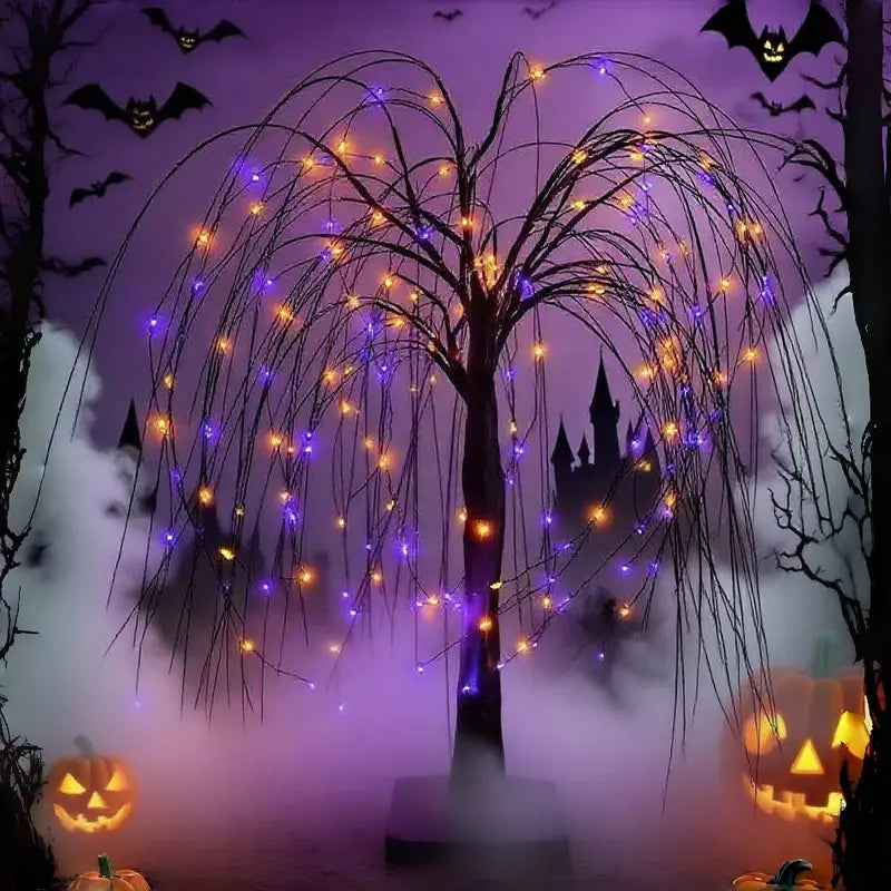 LED Halloween willow tree light