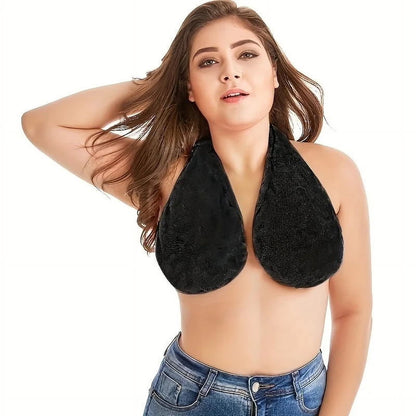 Breathable Towel Bra Suitable for Beach, Sports, Indoor Daily Wear