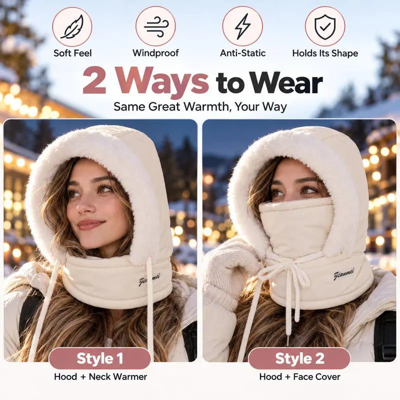Unisex Thickened Warm Fleece Hat
