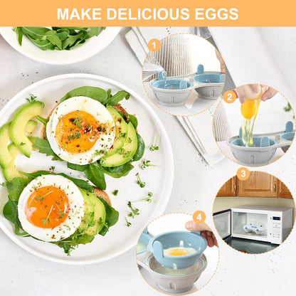 Egg Poacher Microwave Egg Cooker