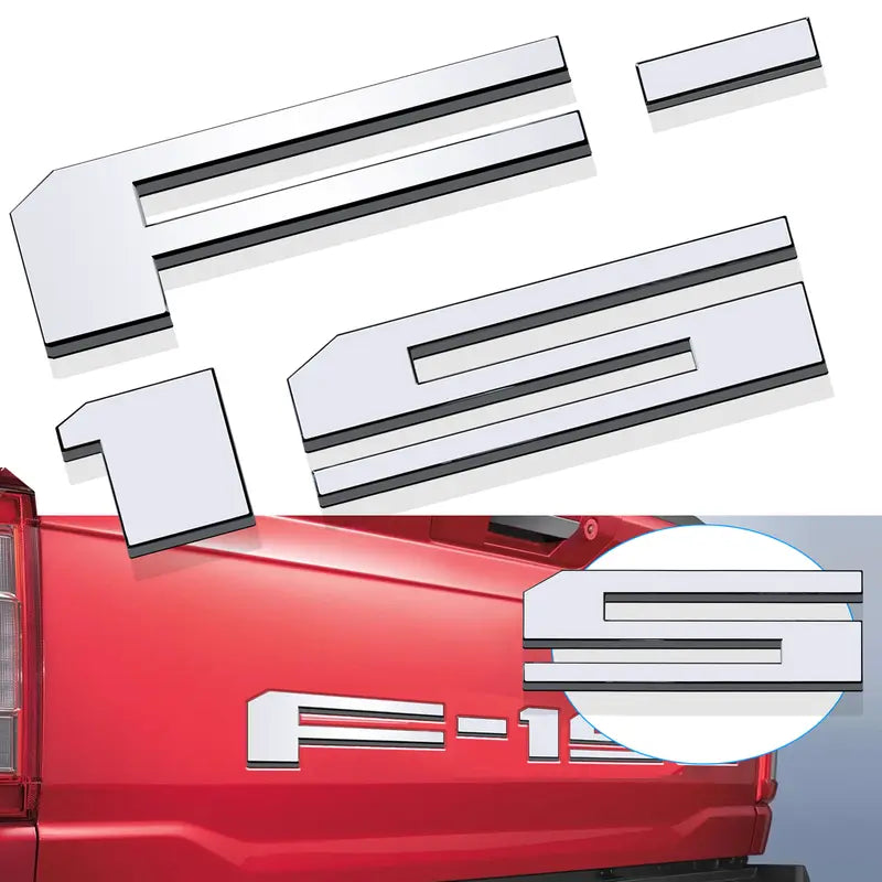 Ford F-150 Pickup Tailgate Letter Decals