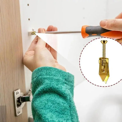 40PCS Self-Drilling Drywall Expansion Plug Anchors Kit