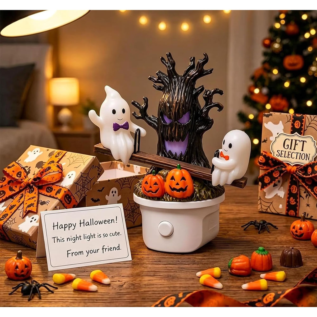 LED Ghost Swing Night Light