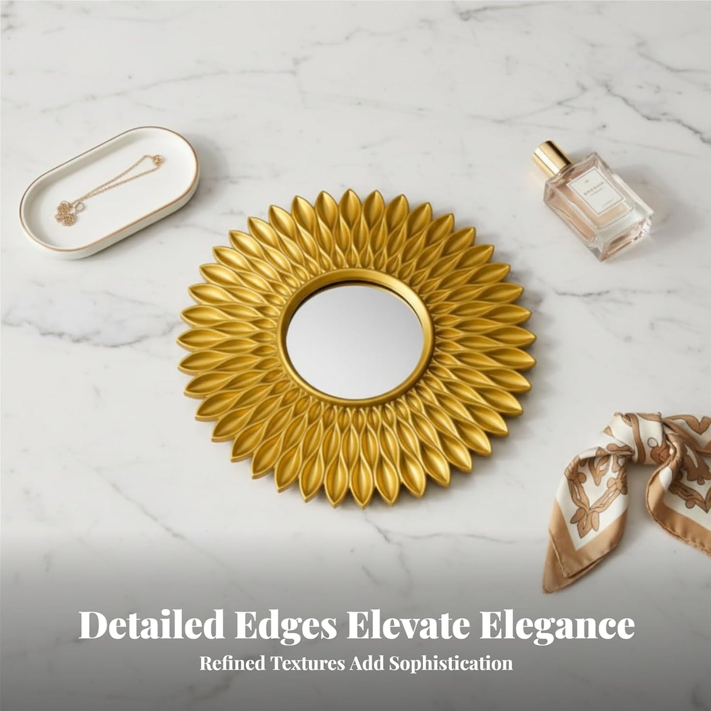 Unique wall-mounted decorative mirror