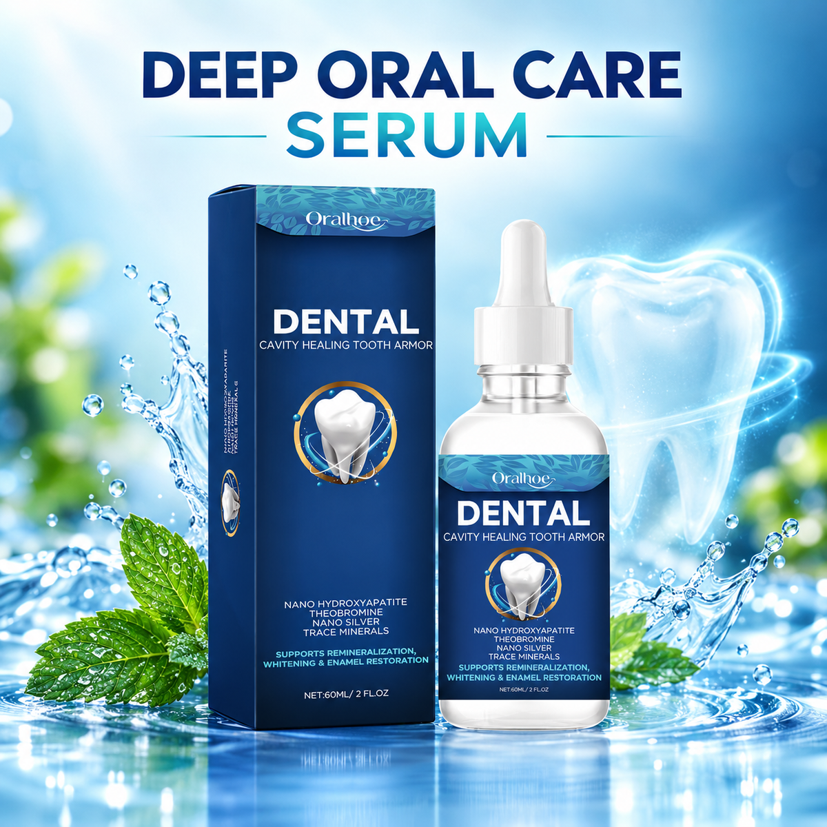 Deep Oral Care Essence – Natural Teeth Cleaning & Fresh Breath Dental Serum