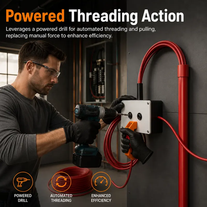 Efficient Cable Pulling Tool for Drill – Heavy-Duty Wire Puller for Conduit
