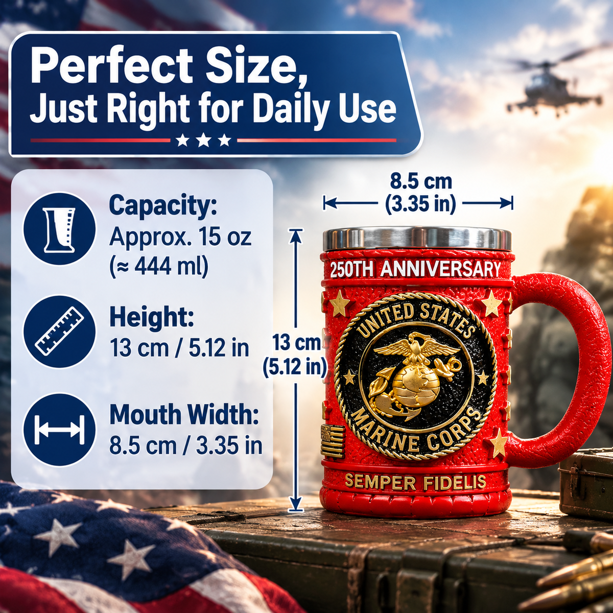 Military-Themed 3D Mug Collection