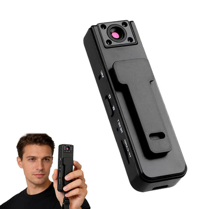 Ultra HD Clip-On 2-in-1 Sports Video & Audio Recorder - 1080p Anti Shake, Wide Angle, 5h Record
