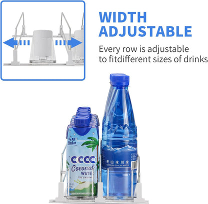 Soda Can Organizer for Refrigerator - Drink Pusher Automatic Drink Replenishment Machine