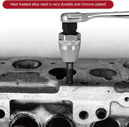 Universal Bolt & Stud Extractor Tool Kit - Removes 1/4-Inch to 1/2-Inch Studs
