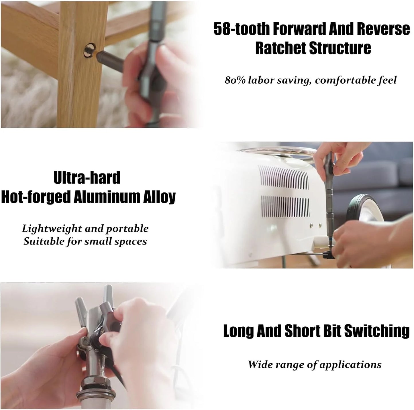 24 in 1 Magnetic Screwdriver Set with T-Ratchet Handle & S2 Steel Bits for Precision Repair