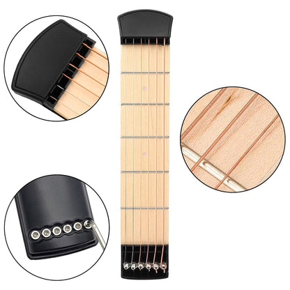 Portable 6 Fret Guitar Chord Practice Tool for new beginner