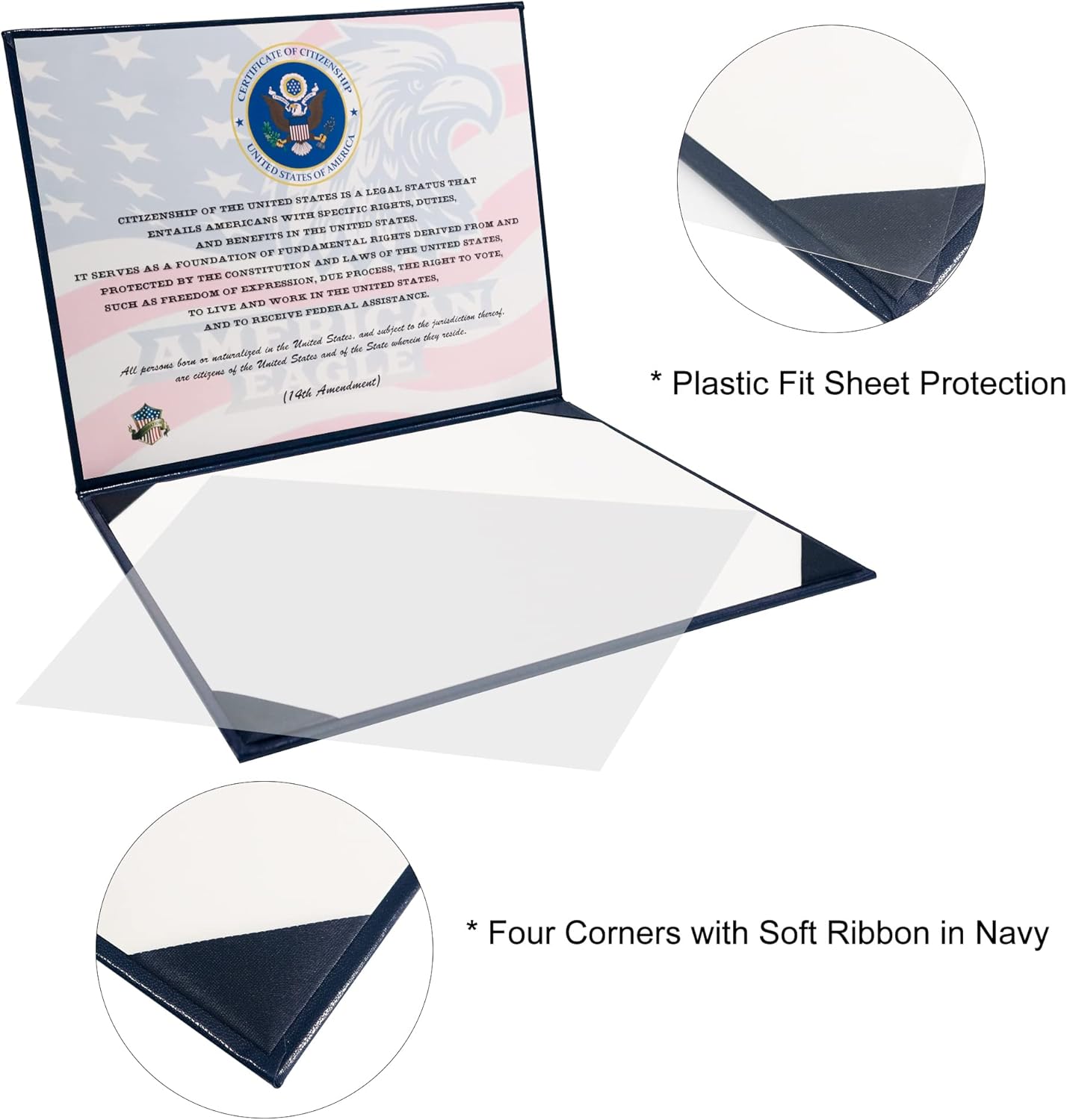 US Birth Certificate Holder 8.5x11 Birth Certificate Cover Protector