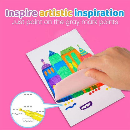 DIY Rainbow Scratch Art - 20Pcs Rainbow Scratch Mini Art Notes Set for Kids