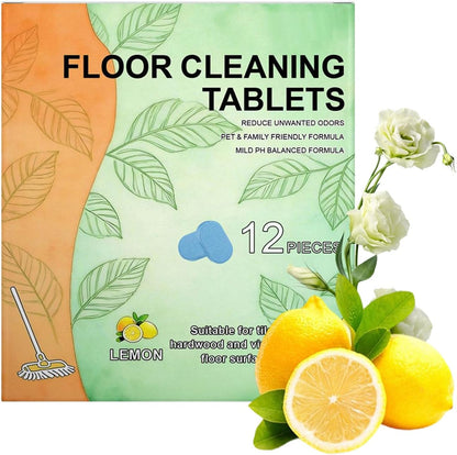 12pcs Floor Cleaner Tablets Hard Floor Cleaner Tablets