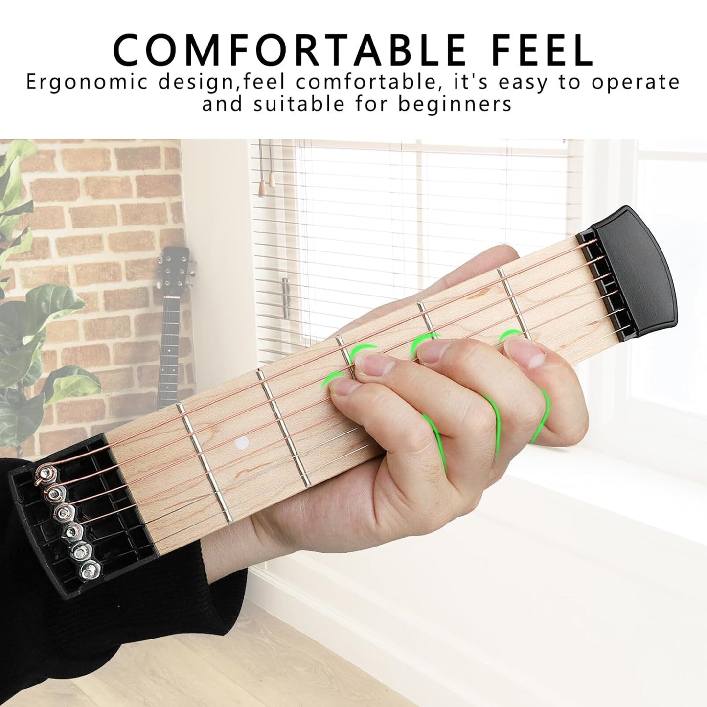 Portable 6 Fret Guitar Chord Practice Tool for new beginner