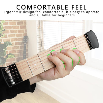 Portable 6 Fret Guitar Chord Practice Tool for new beginner