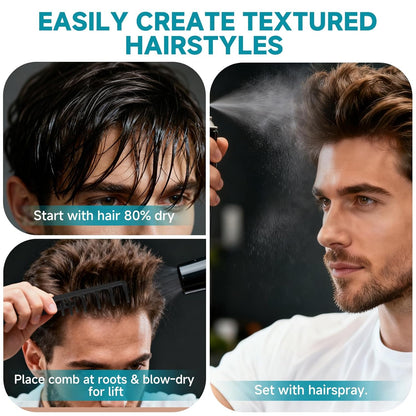 Volumizing Texture Comb – Wide Tooth Hair Styling Comb for Men & Women