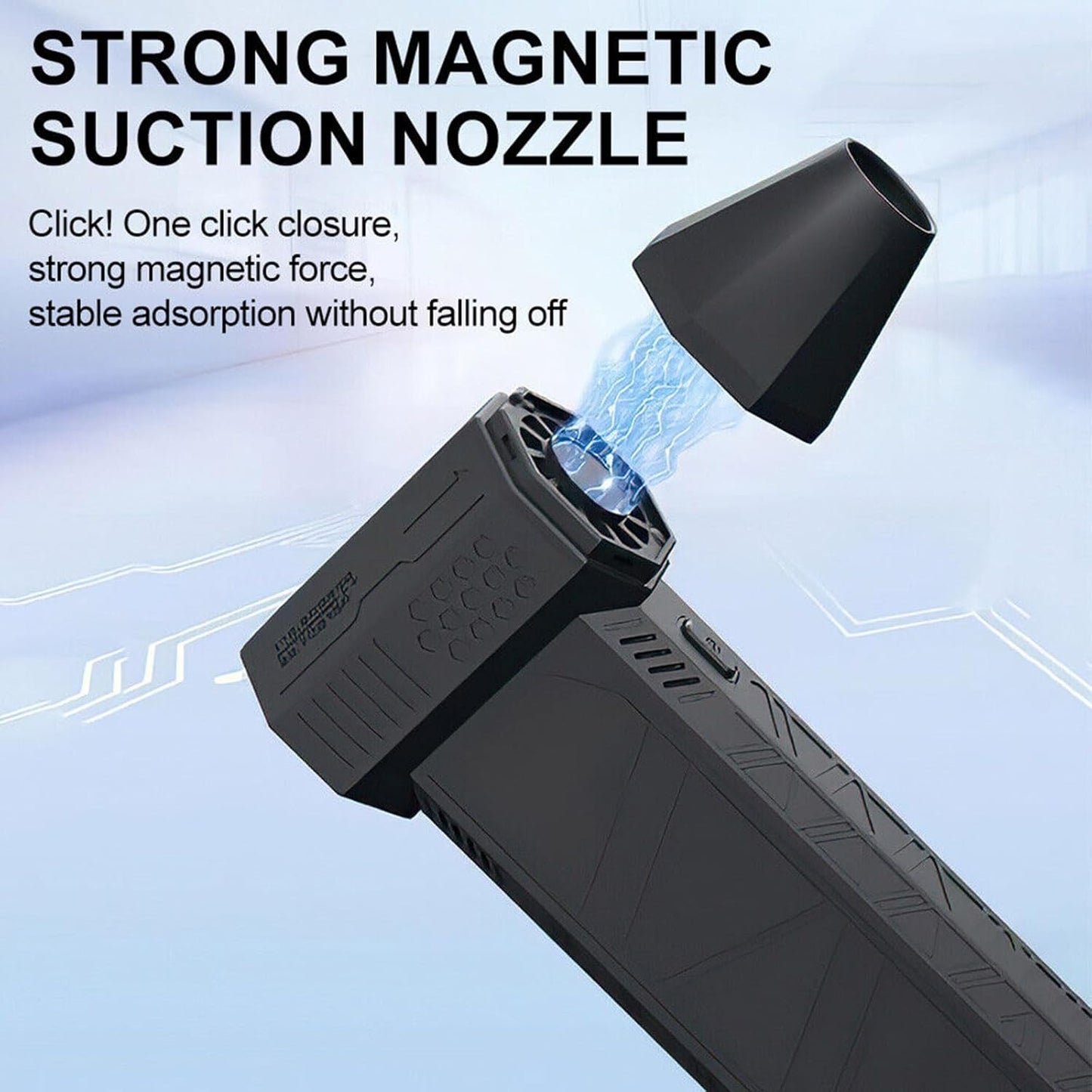 Turbo Jet Blower, 130000 RPM Portable Mini Jet Fan, Electric Air Duster with Adjustable Speed