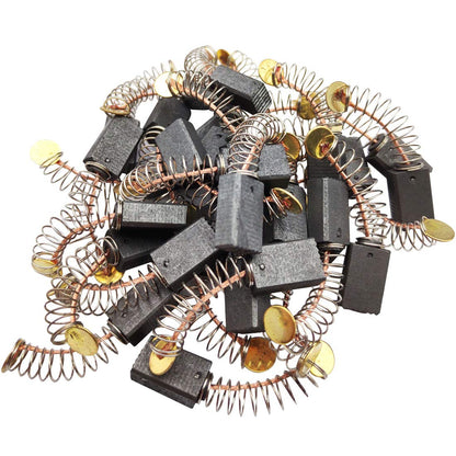 50 Pack Electric Motor Carbon Brushes for Drill, Electric Planer, Trimmer Motor