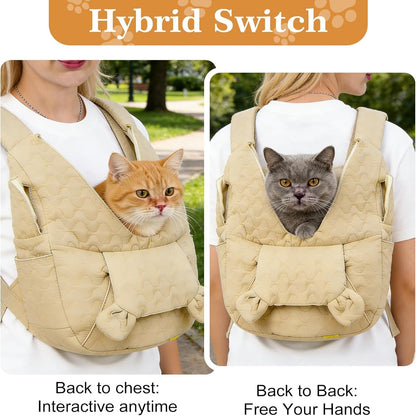 Pet Carrier Vest – Hands-Free Comfort for Small Dogs and Cats