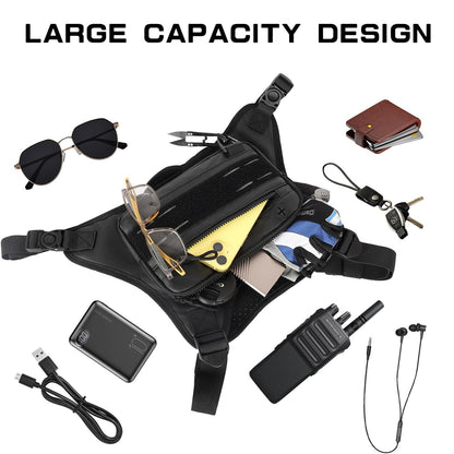 Sports Chest Bag For Men Women, Running Vest Bag With Built