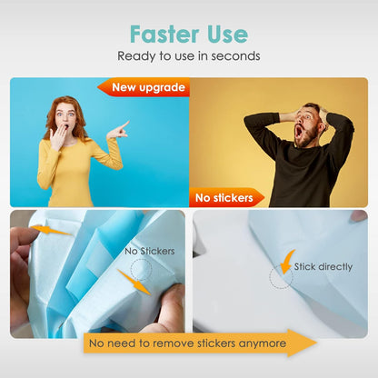 10pcs Waterproof Faster-use Sticker-free Disposable Toilet Seat Covers