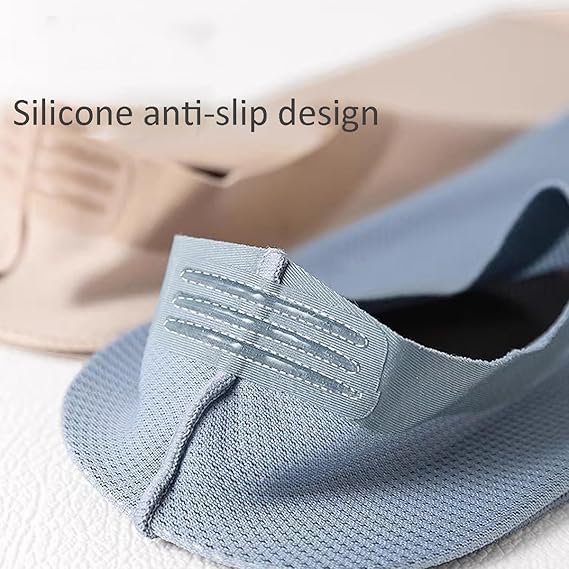 6-Pack Breathable No Show Socks – Lightweight Ice Silk Liner Socks