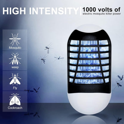 Bug Zapper Indoor,Fly Trap for Indoors Electronic Mosquitoes Killer Mosquito Zapper