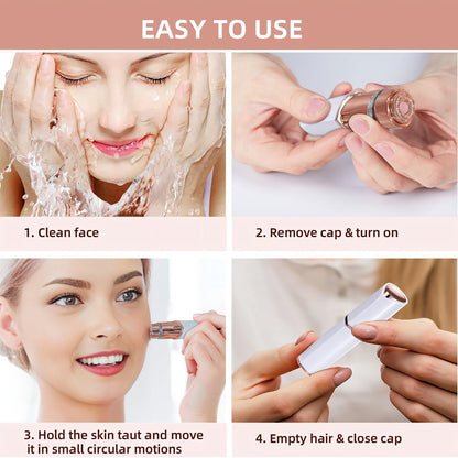 2 in 1 Facial Hair Remover and Eyebrow Trimmer