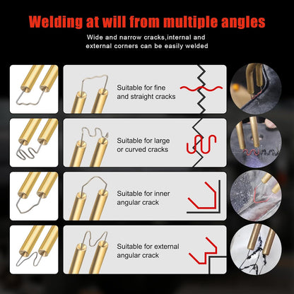Rapid Heating Upgraded Plastic Welder, 200PCS Staples