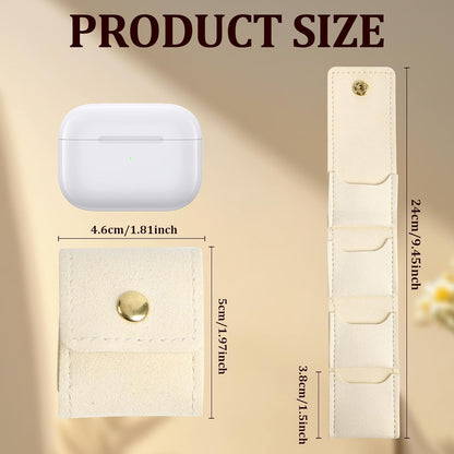 3Pcs Multifunctional Mini Portable Foldable Travel Jewelry Storage Box