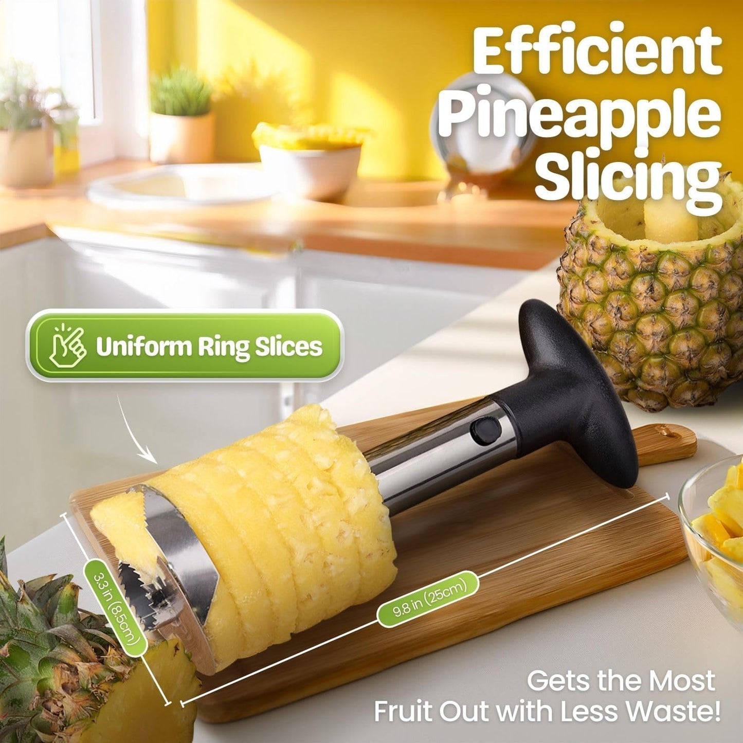 Stainless Steel Pineapple Corer Fast and Easy
