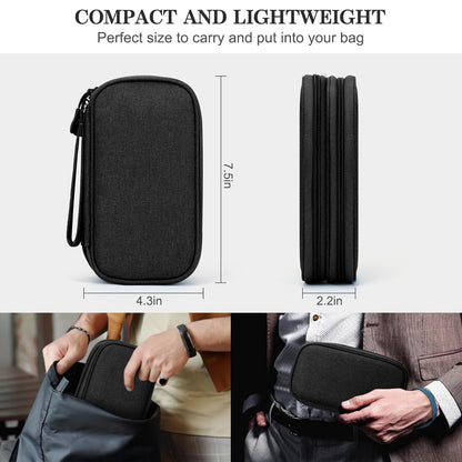 Electronic Organizer Small Travel Cable Organizer Bag