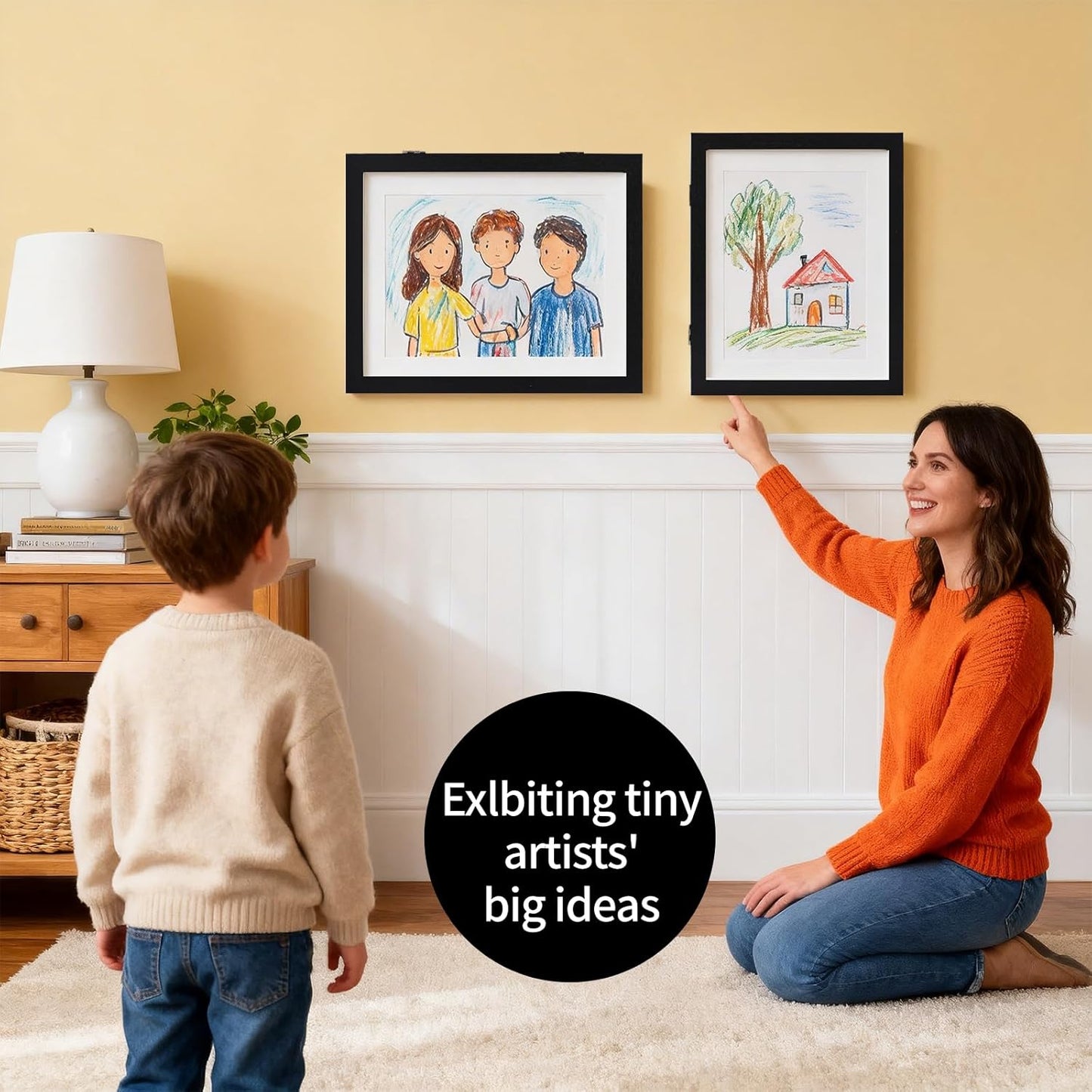 Kids Artwork Frames Changeable for Kids Artwork 6*8inch