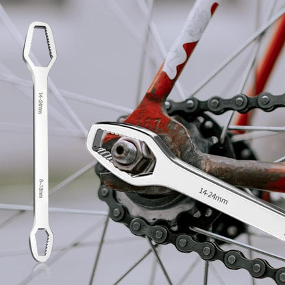 2Pcs Universal Torx Wrench Double-Head Self-Tightening Wrench