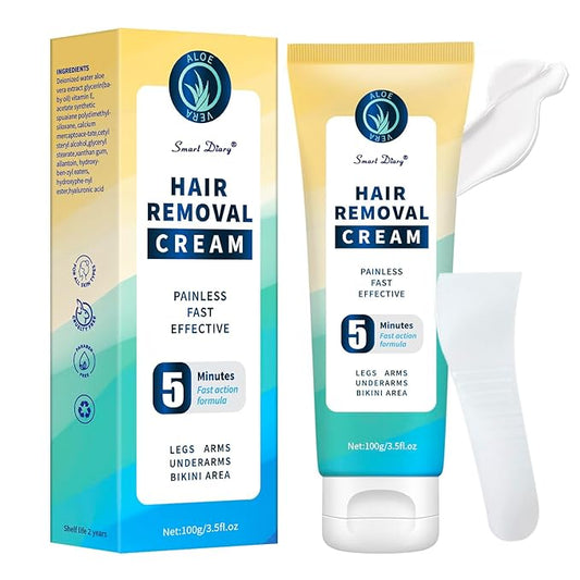 Hair Removal Cream for Men & Women for Manscaping Unwanted Coarse Hair