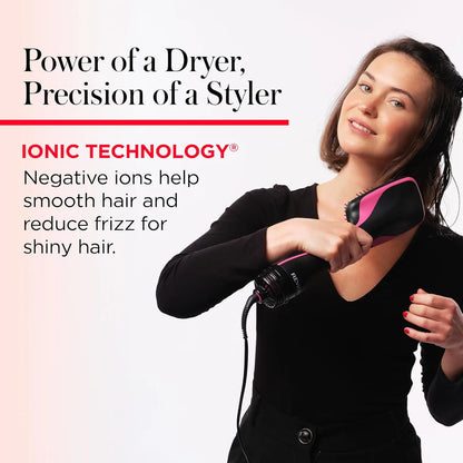 All-in-One Detangling and Straightener Brush for Salon