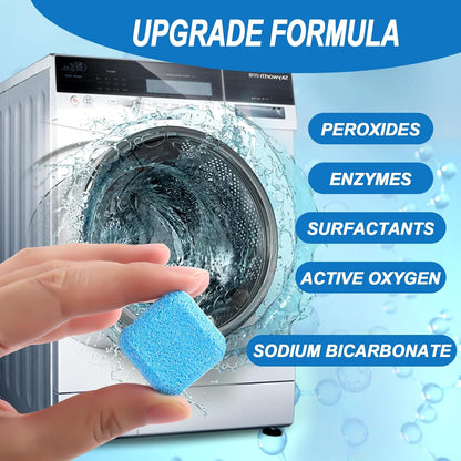 12Pcs/box Washing Machine Cleaner Tabs Hygiene Cleaning