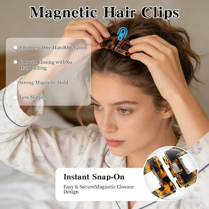 Magnetic Hair Clip, Strong-hold Magnetic Styling Clip