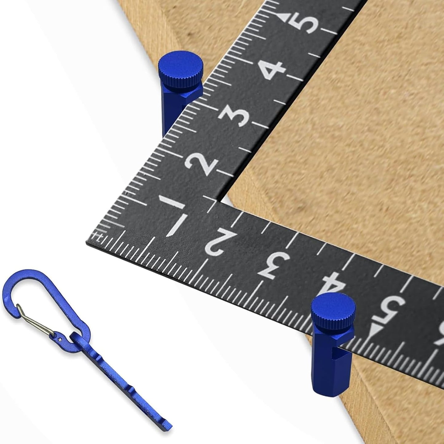 Stair Gauges for Framing Square with Framing Jig - Carpenter Tools for Accurate Cuts, Circular Saw Guide