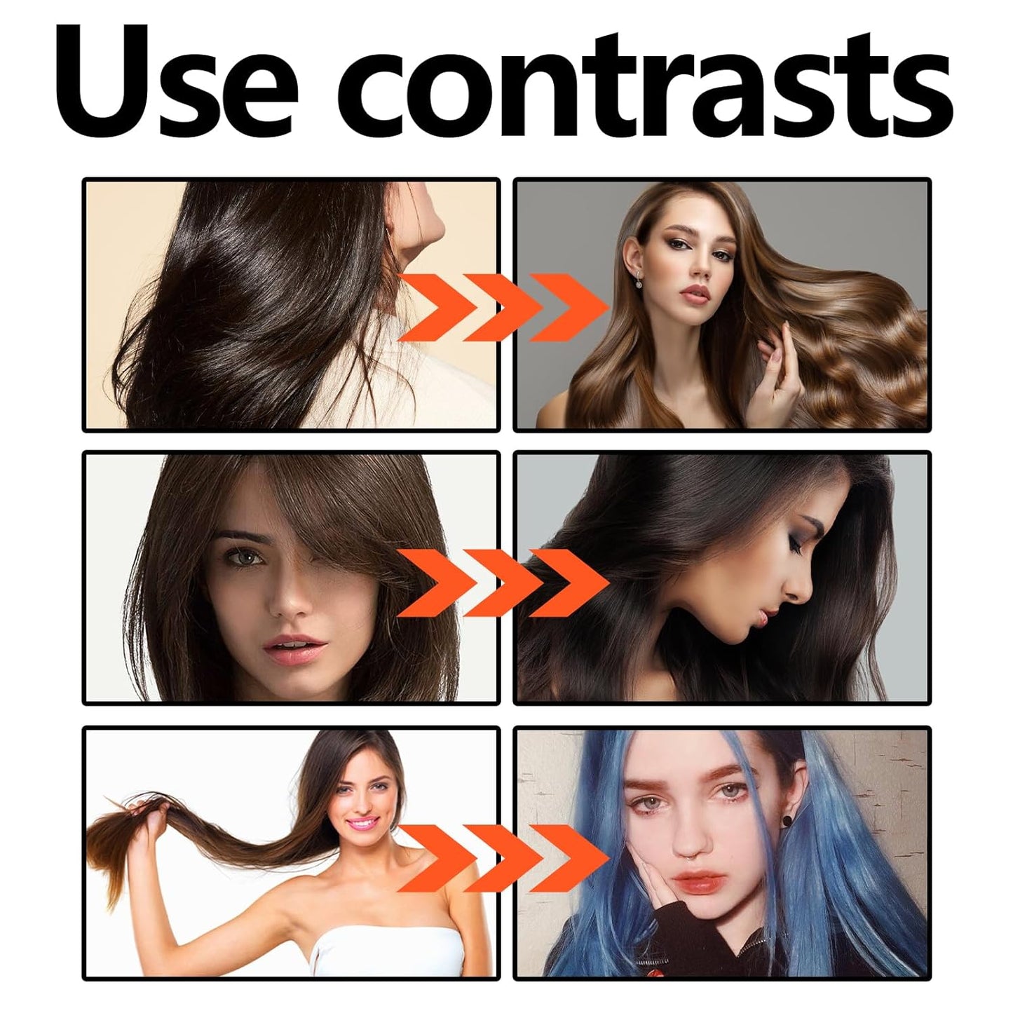 100g Herbal Essence Hair Dye Cream—Convenient Home Hair Dye Kit Gentle, Non-Irritating,  Safe for the Scalp