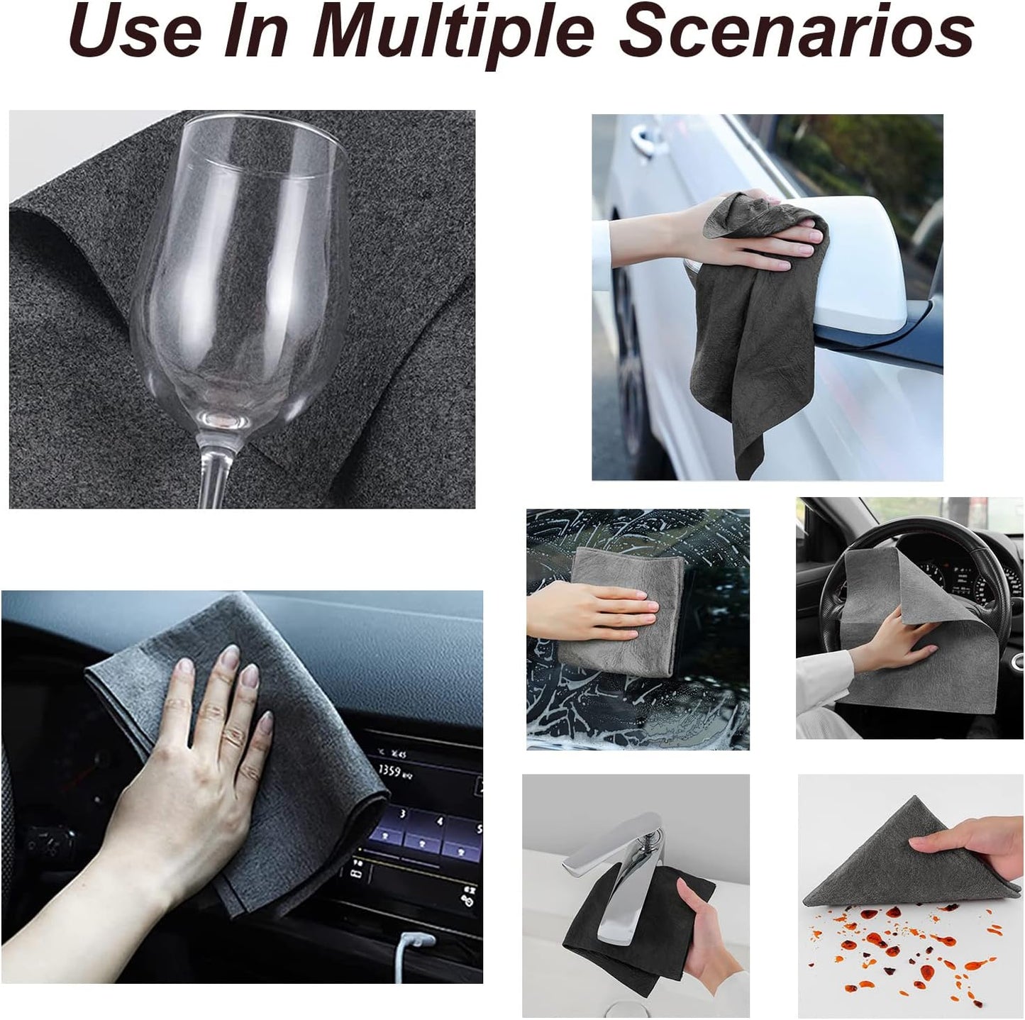 10 Pcs/set Thickened Streak-Free Magic Cleaning Cloth
