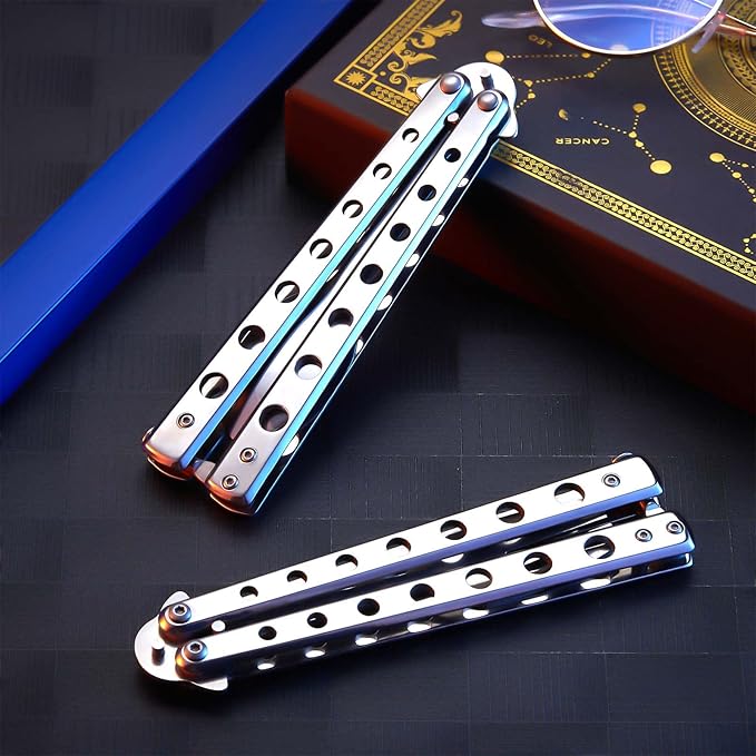 Tactical Butterfly Spoon — Stainless Steel Folding Cutlery